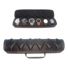 6 Slots Travel Watch Roll Case Holder Wristwatch Display box Watches Storage Bag