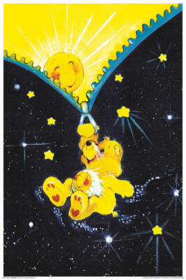 Care Bears Zipper - Non-Flocked Blacklight Poster 24'' x 36''