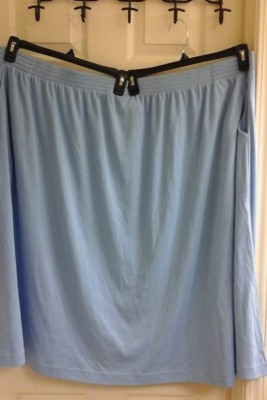 Lane Bryant Skirt Women's baby blue plus petite 6XP, stretch, LBW Knits, NWT
