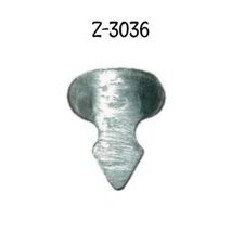 One Dozen single point Drawer Stops Plated Steel Antique Style Drawer Stops