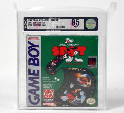 Nintendo Game Boy,7UP Spot: The Video Game! NTSC,VGA Silber 85 NM+