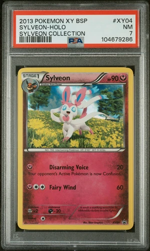 2013 POKEMON XY BLACK STAR PROMO SYLVEON #XY04 HOLO FOIL PSA 7 NM #104679286