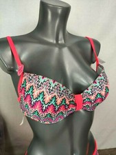 New Boux Avenue Multi Multiway Boracay Aztec Bow Bandeau Swim Bra & Swim Brief