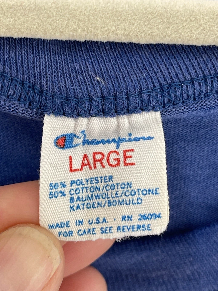 Camiseta De Colección Milwaukee Brewers Talla Grande Hecha en EE. UU. MLB 80s Colores Raros Foto 3 de 4