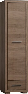 Regal V36 Vegas 1-türig 192x70x40,5 cm Highboard Schrank mit Schublade Holzoptik