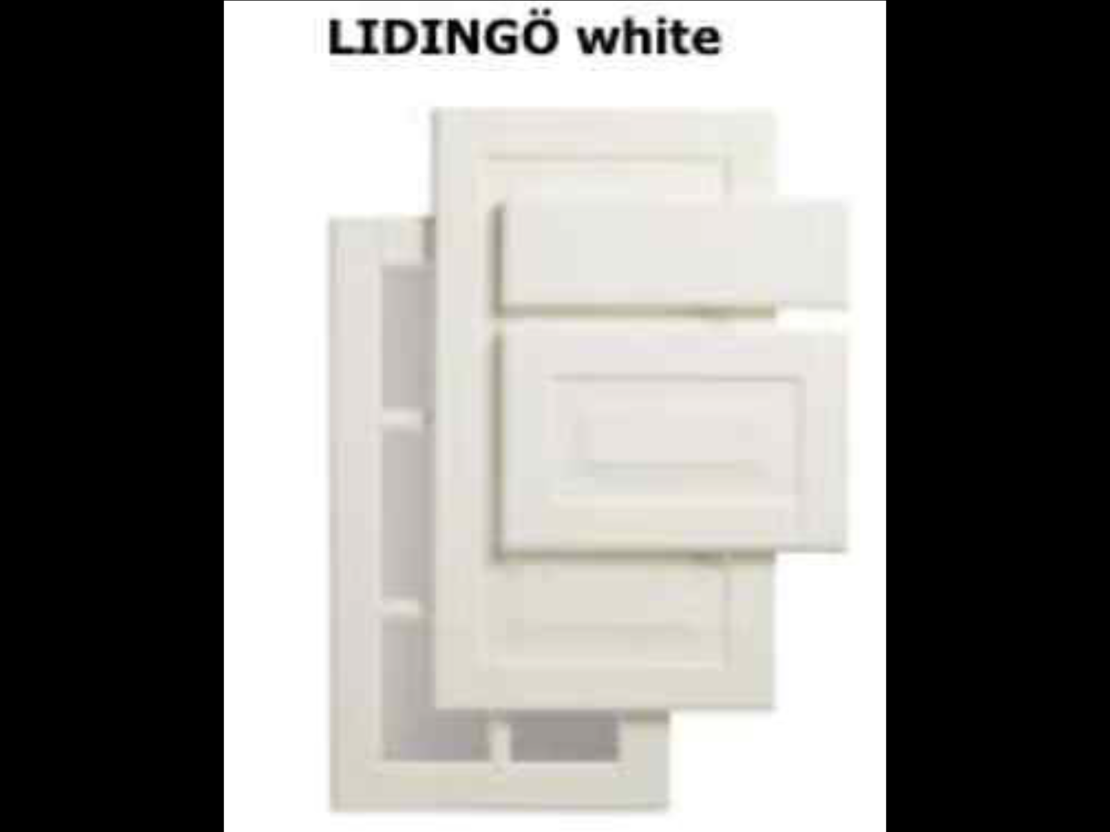 1 Ikea Lidingo Drawer Front White 18 For Akurum Kitchen Cabinet