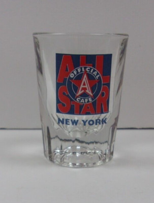 Official All Star Cafe New York Double Shot Glass Collectors Shot Glass VG-EX