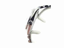 Mens Rolex Date Stainless Steel Watch Engine-Turned Index Bezel Silver Dial 1501 3