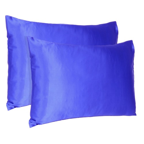2 Pcs Premium Satin Bed Pillow Case Covers Soft Pillowcases Standard Queen King - Picture 18 of 273