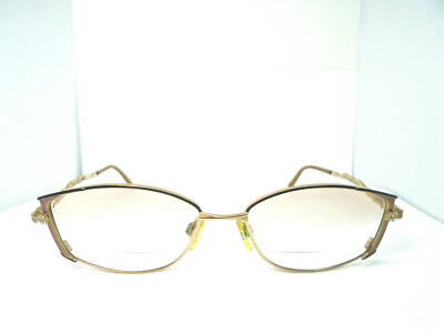 Diva by Eastern States 5238 684E-1 Brown/Gold 53-16 Womens Eyeglasses Frames