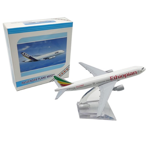 1/400 15cm Aircraft Ethiopian Cargo B777F Alloy Diecast Plane Model Display e