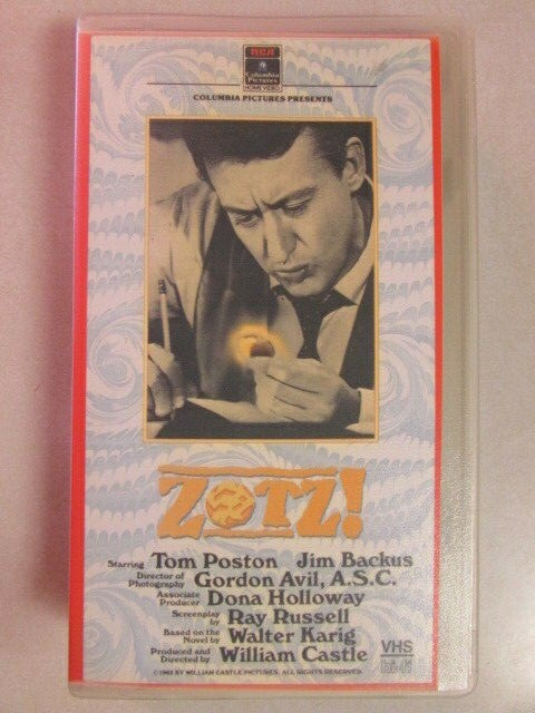 マッスルボマーPV VHS ZOTZ 1962 FILM B&W MOVIE HI-FI VHS NTSC TOM POSTON JIM