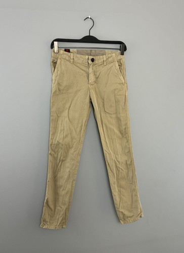 Boy's Junior Gucci Cotton Chino Pants Trousers Small Logo Beige Size 10Y - Picture 3 of 14