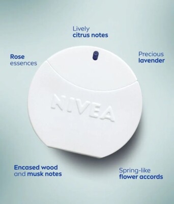 NIVEA Eau De Toilette parfum with scent of NIVEA cream Fragrance