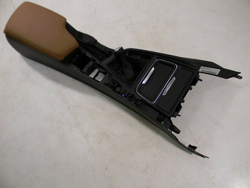 BMW F30 F31 F34 F32 F36 Mittelkonsole Middle Console Leder DAKOTA SATTELBRAU - Picture 3 of 11