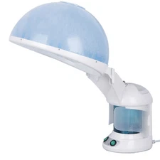 2 in 1 Facial Steamer Ozone Facial Table Top Face & Hair Hot Ozone Steamer  