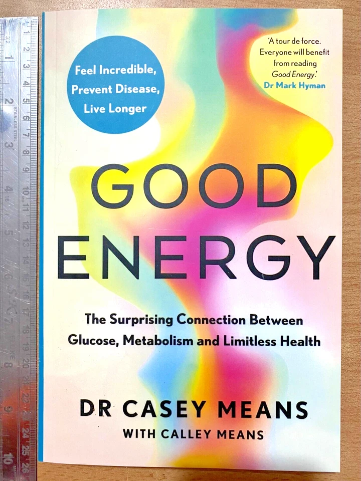 Good Energy by Dr. Casey Means NEW Paperback Foto 2 de 3