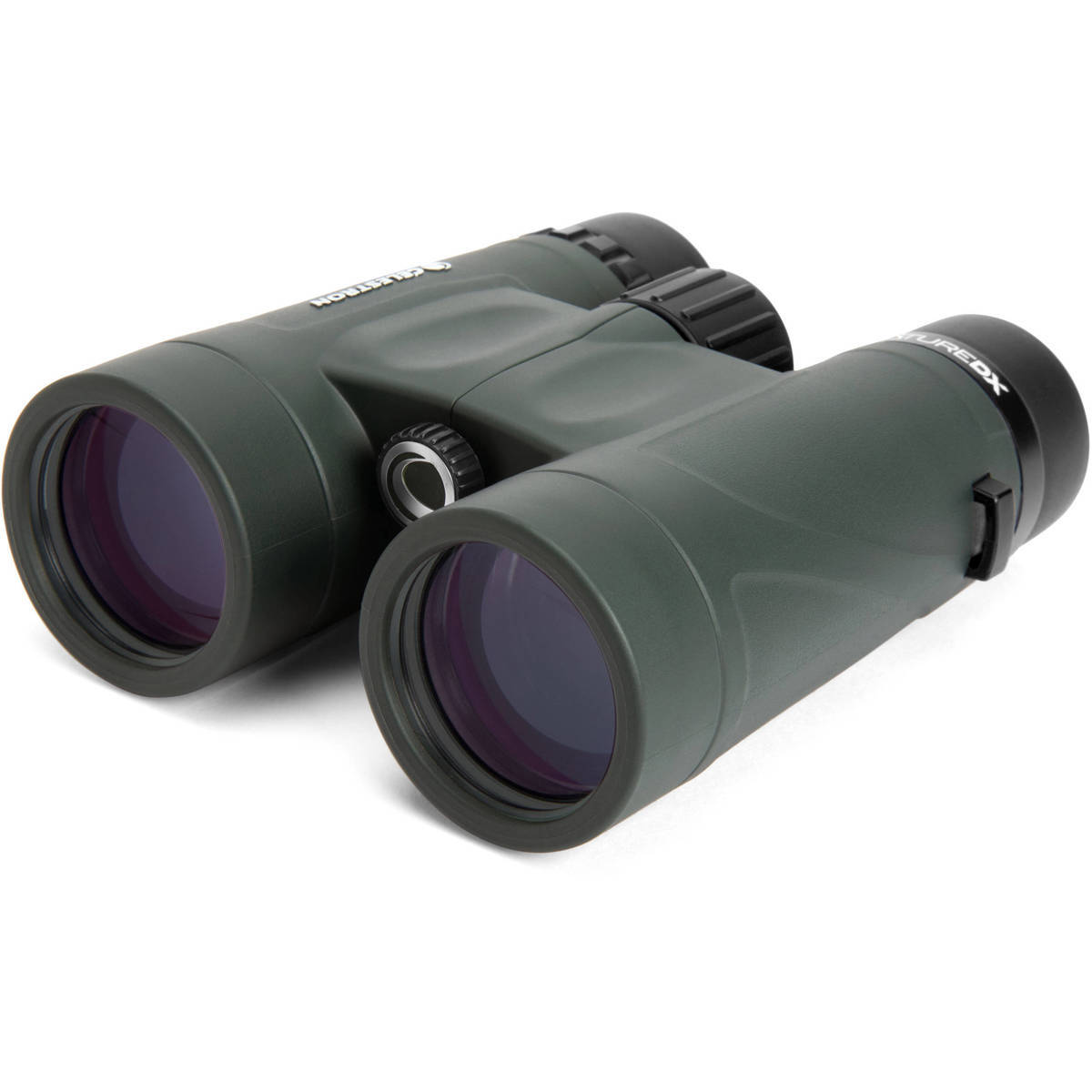 Бинокль Celestron 10x42 Nature DX с крышей-призмой, угол обзора 5,8 градуса, зеленый
