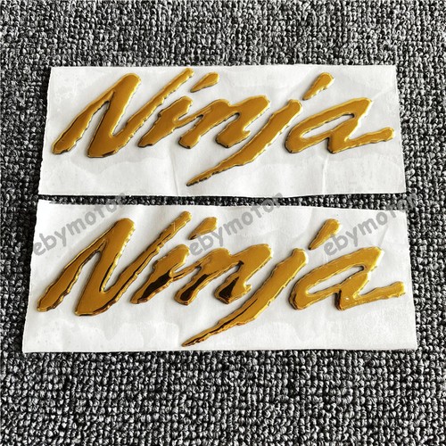 Motorcycle Fuel Gas Tank 3D Emblem Decals For Kawasaki Ninja Bike Badge Stickers - Bild 6 von 8
