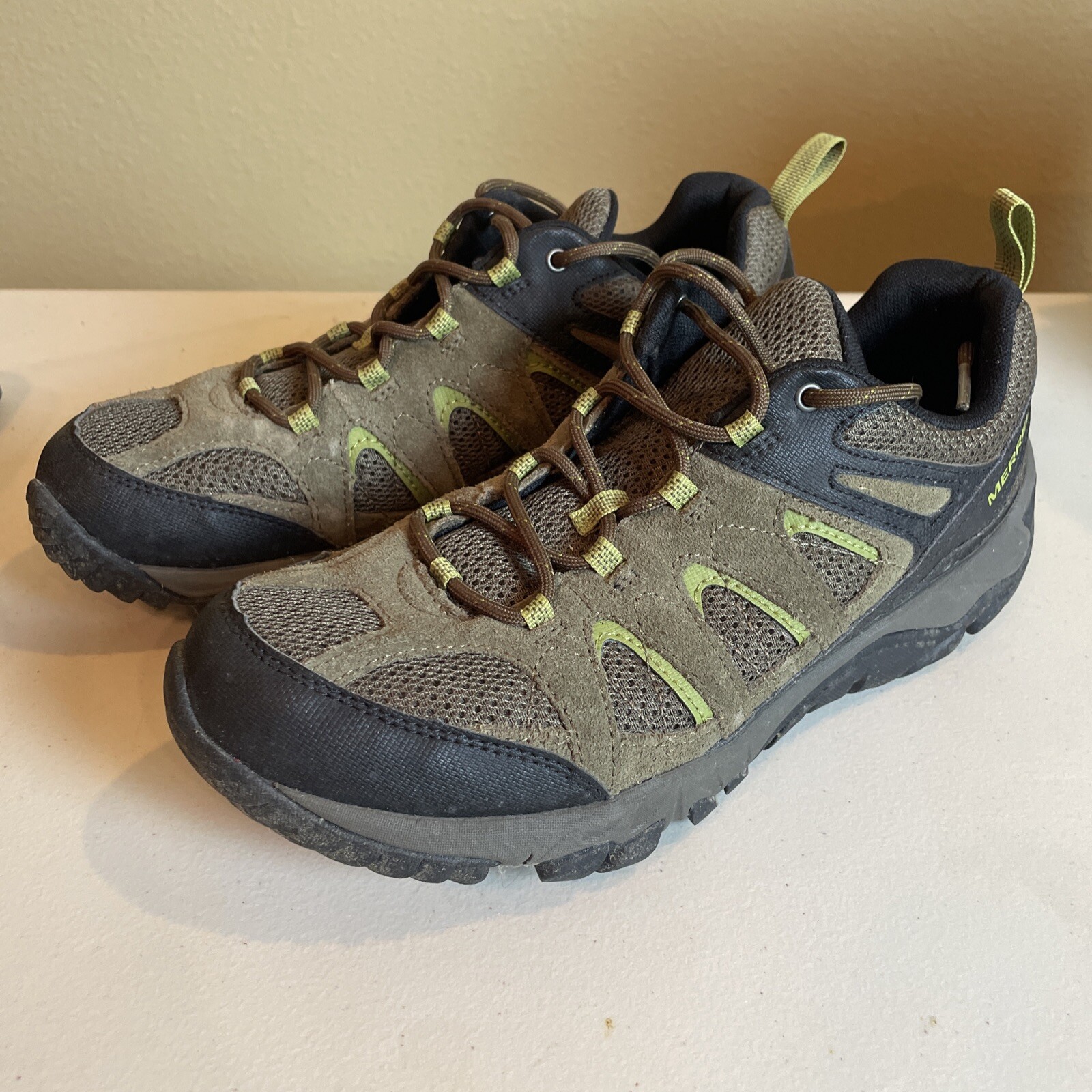 Scarpe da trekking uomo Merrell Outmost Ventilator Vent taglia 10 boulder come nuove