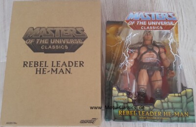 Auspacker Rebel Leader He Man 2019 SUPER 7 William Stout MOTU MASTERS CLASSICS