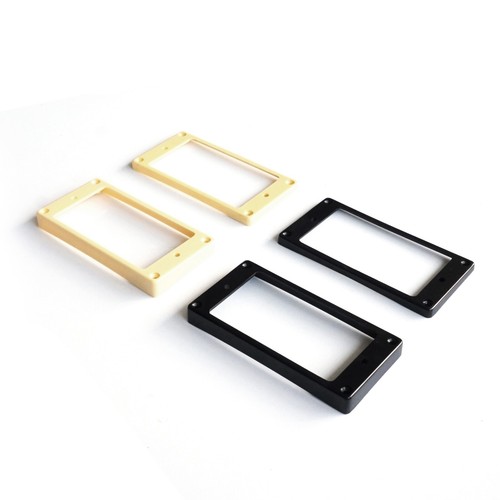 Humbucker Pickup Curved Base Mounting Ring Surrounds Les Paul,ES – PR007,PR008 - Afbeelding 1 van 18