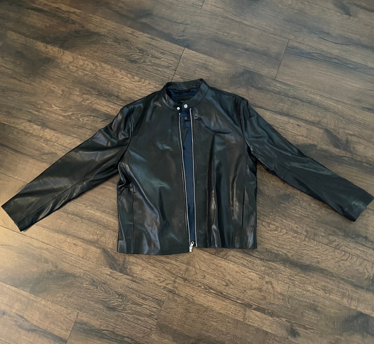 Rag and Bone Leather Jacket Archive Cafe Racer Men's Large Brand