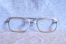 vintage eyeglass frame front silver aviator producer type 5-1/2
