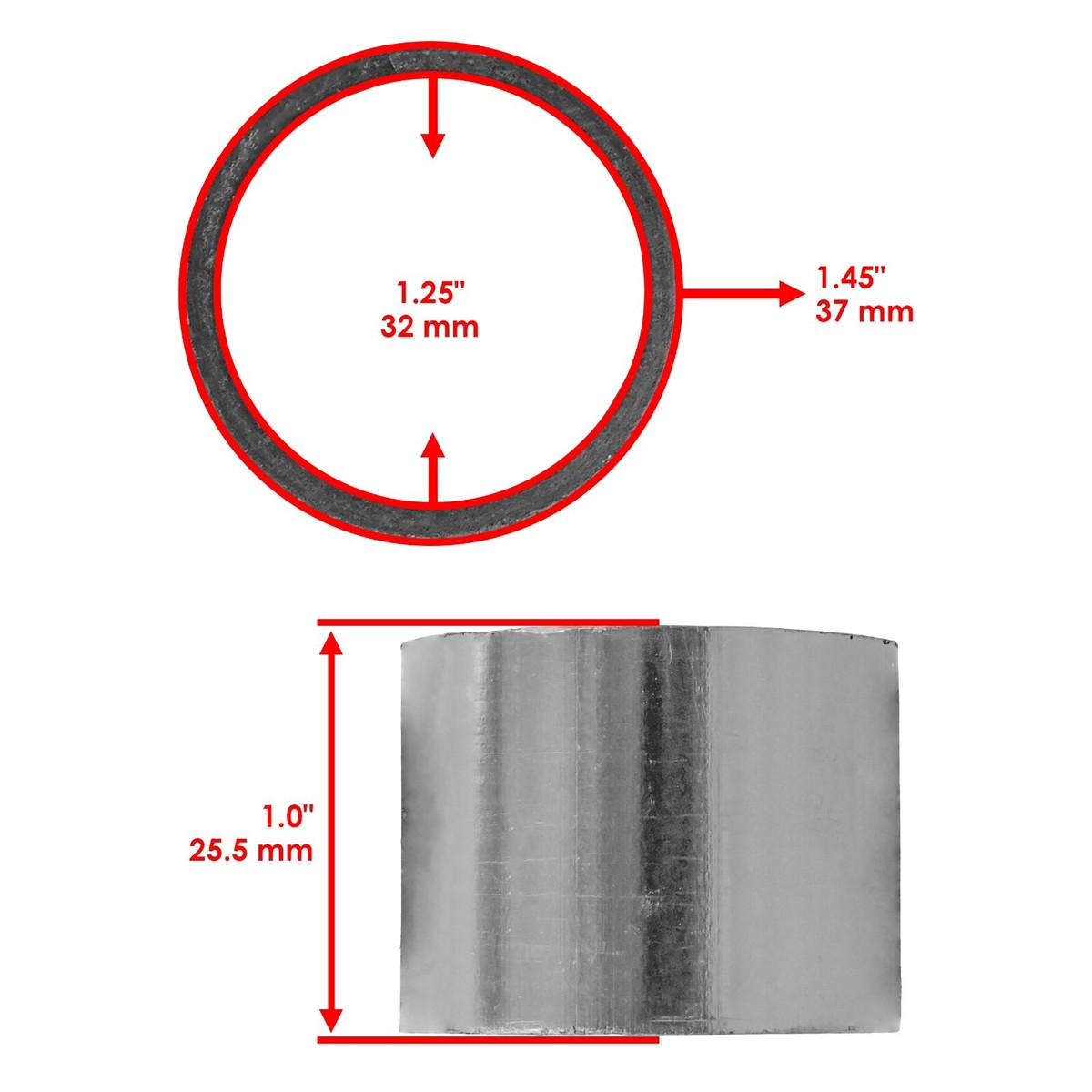 Hmf Exhaust Brute Force 750 Caltric Muffler With Gasket Compatible With Kawasaki Brute Force 650 Kvf650E Kvf650 E 4X4 2005-2009 Kawasaki Brute Force - Foto 7