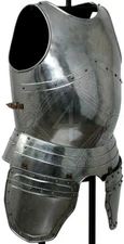 Medieval LARP Breastplate with tassets Knight Cuirass Armor Chest Plate SCA