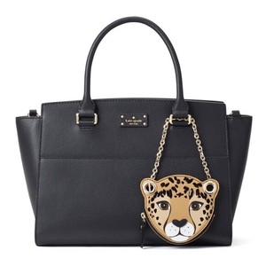 kate spade black and leopard purse