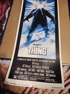 THE THING rare original 1982 theatrical insert poster 14X36 John Carpenter