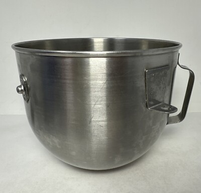 Kitchen Aid Stainless 5 Quart Mixing Bowl Lift Stand Mixer Bowl With Handle