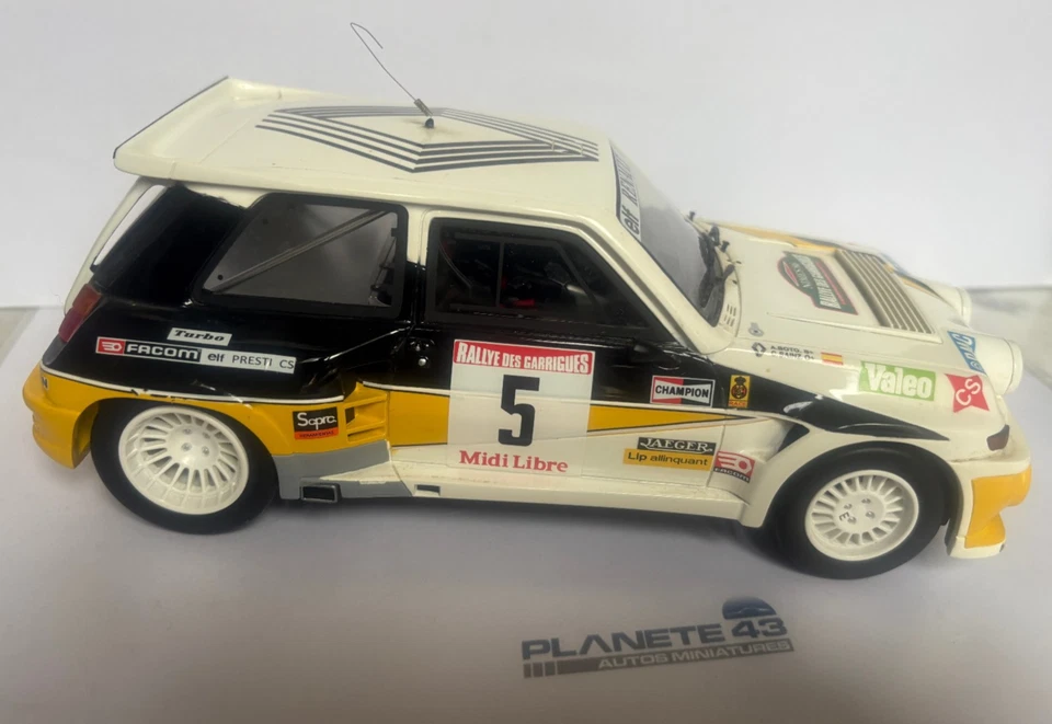 OTTO OTTOMOBILE RENAULT 5 MAXI TURBO RALLYE DES GARRIGUES 1986 1:18 - Photo 2/4