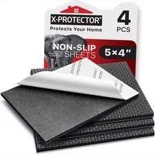 Non-Slip Rubber Pads - 4 PCS Self-Adhesive Anti-Skid Grips for Appliances