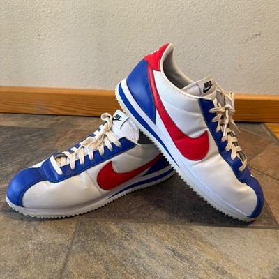 Nike Cortez Basic NikeID ''Forrest Gump'' Bold Blue Custom Red White Men 12 w/ Box