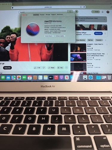 Apple MacBook Air 13" A1466 Laptop Silver, Early 2015 - Picture 2 of 9