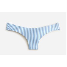 NEW J. Crew Women  s Medium Hipster Bikini Bottom in Seersucker NWT