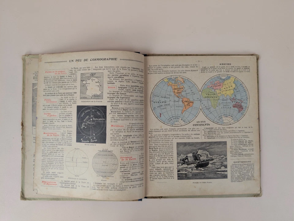 Livre Scolaire Ancien Géographie Le Léap Baudrillard France Colonies Cartes - Photo 4/4