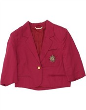 Sportmax Damen Crop 1 Knopf Blazer Jacke UK 1...