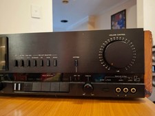 Luxman LV-105 Hybrid Tube Amplifier  with upgrade speaker terminals.