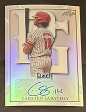 2021 Leaf Perfect Game All American Proof Silver Carsten Sabathia Auto 1/1