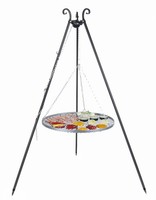 Dreibein Grill Viking Schwenkgrill 70 Cm Grillrost Schwarz Lagerfeuer