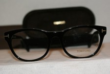 Brand New Authentic Tom Ford 5433 Shiny Black 001 53-19-140 W Original Case 