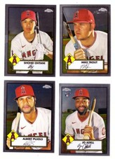2021 Topps Chrome Platinum Anniversary LOS ANGELES ANGELS Team w/ Shohei Ohtani