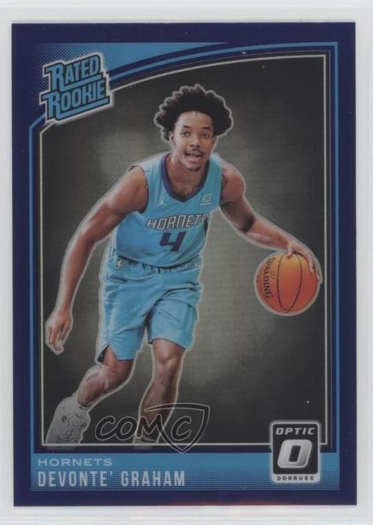 2018 Panini Donruss Optic Rated Purple Prizm Devonte' Graham #189 Rookie RC 6l7