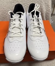 Botín de béisbol Nike Alpha Huarache 4 Keystone para hombre blanco/negro talla 12 DJ6524 101