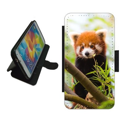 Süße rote Panda Handyhülle Brieftasche für iPhone Samsung Google Flip Cover RPN1