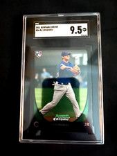 2011 BOWMAN CHROME DJ LeMAHIEU ROOKIE CARD,  SGC 9.5, MT+. rookie card picture