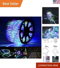 Weatherproof 360 LED Rope Lights - Perfect for Gardens, Patios  Holiday Decor